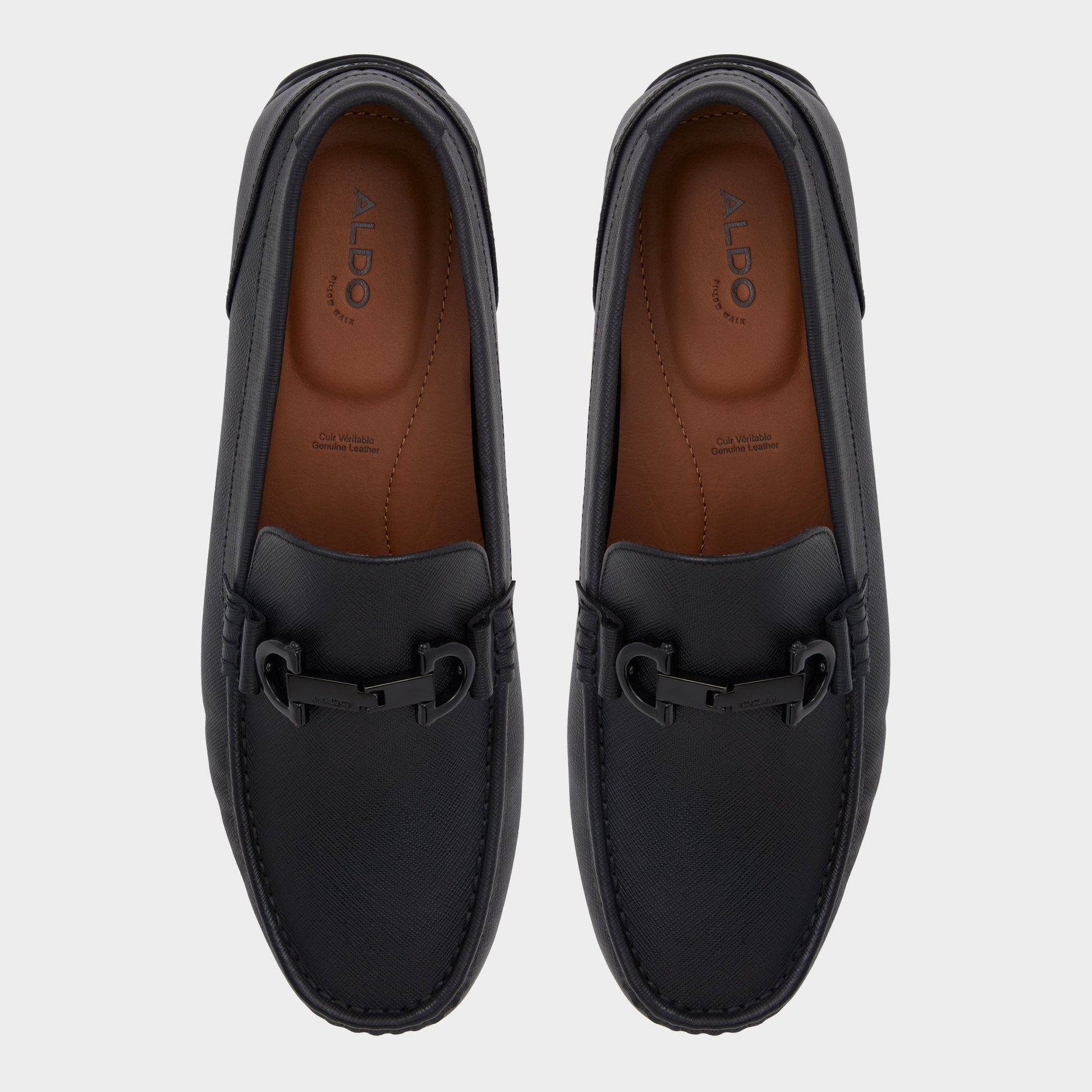 Orlovoflexx Open Black Men's Loafers & Slip-Ons - Driving shoe - Open Black