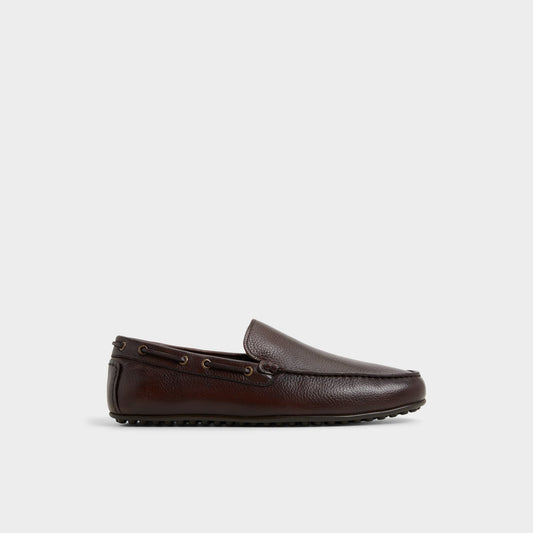 Horton in In Dark Brown - Driving shoe - Dark brown