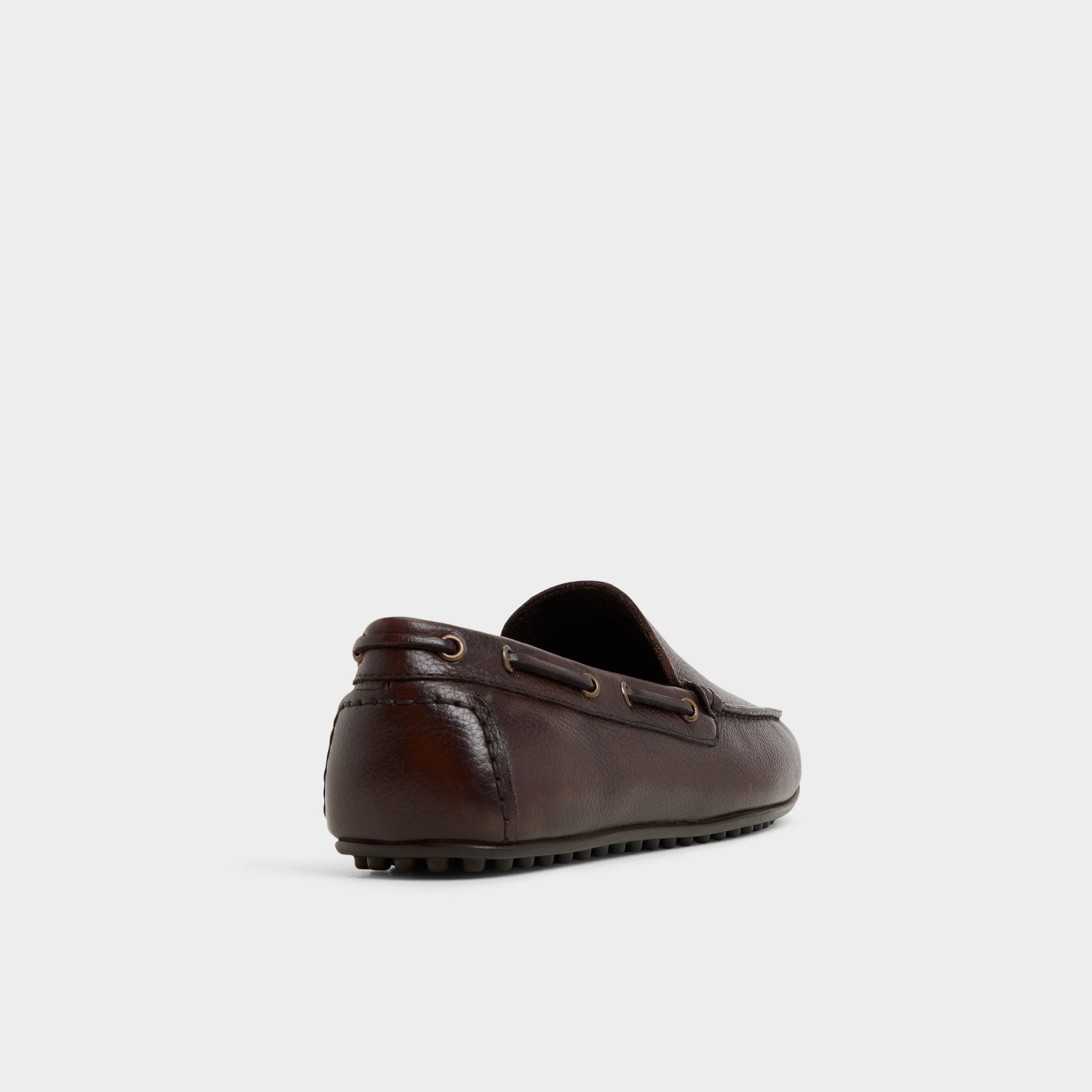 Horton in In Dark Brown - Driving shoe - Dark brown