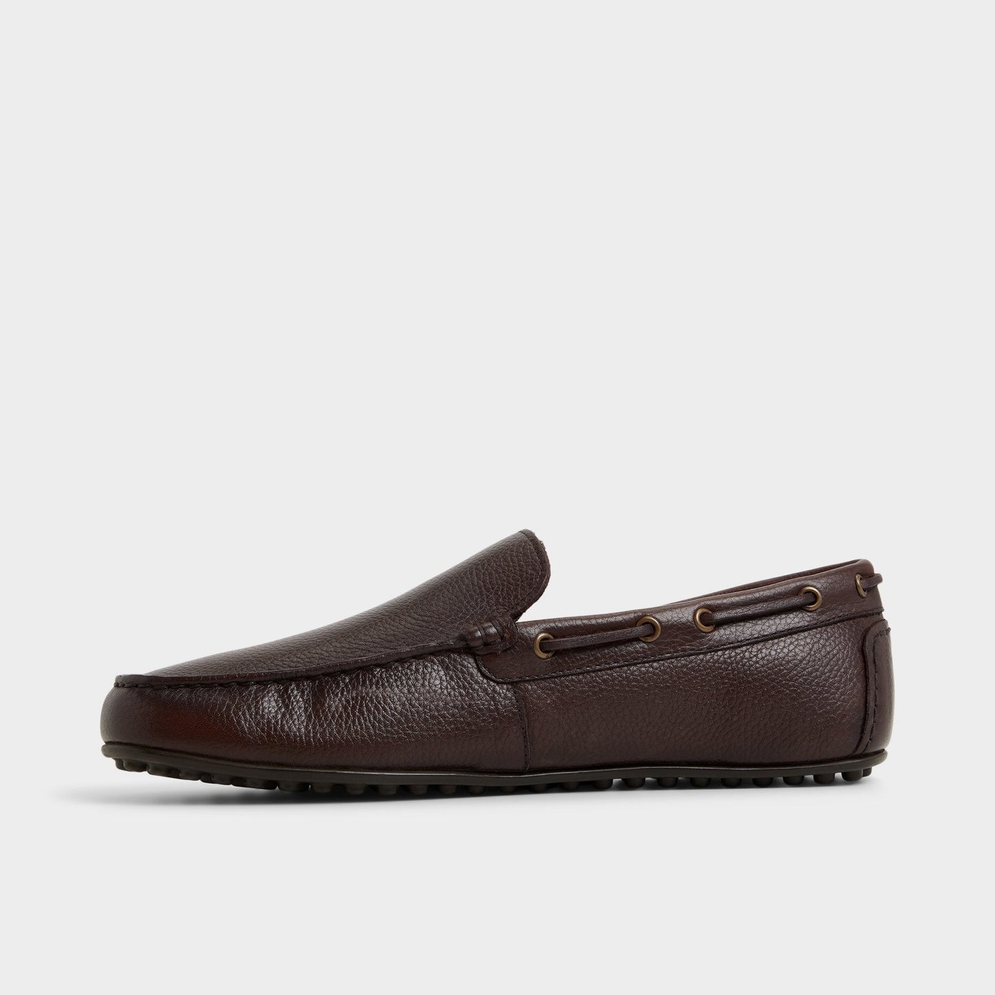 Horton in In Dark Brown - Driving shoe - Dark brown