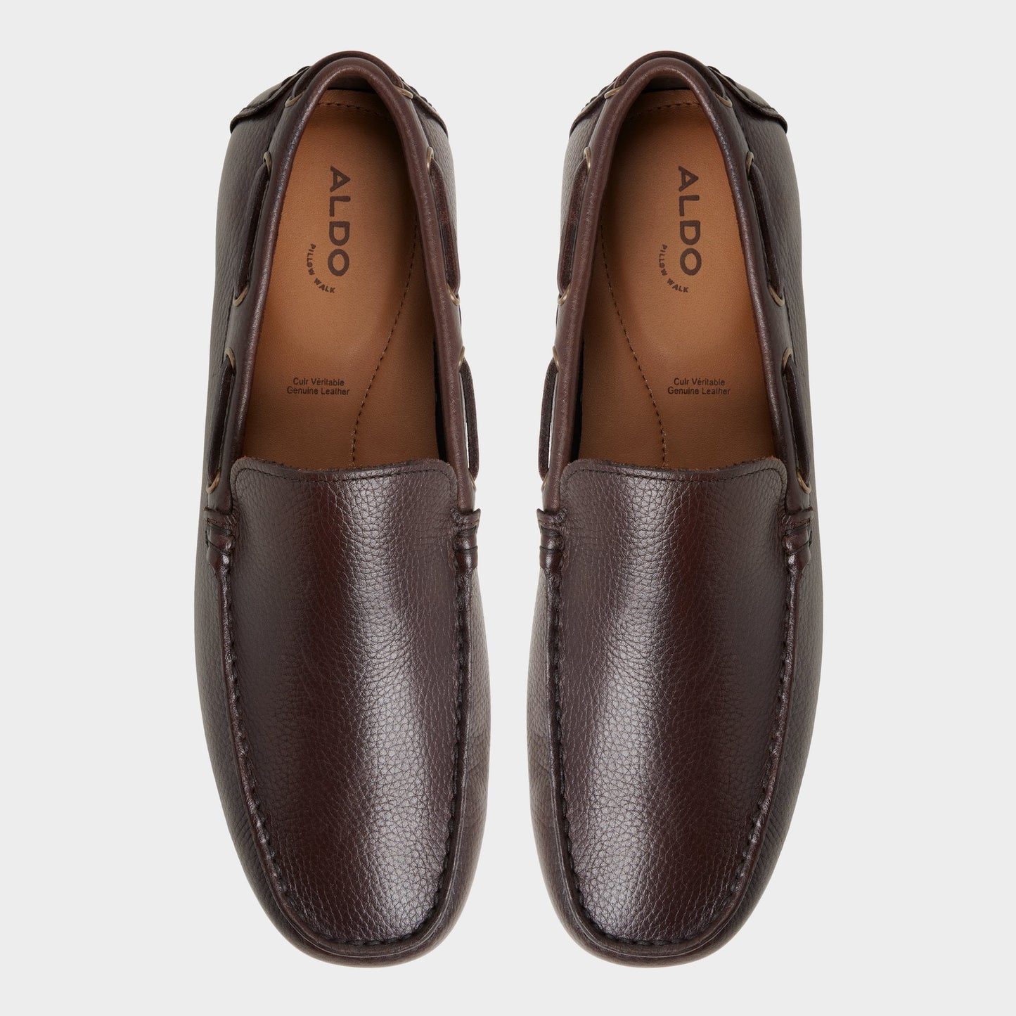 Horton in In Dark Brown - Driving shoe - Dark brown