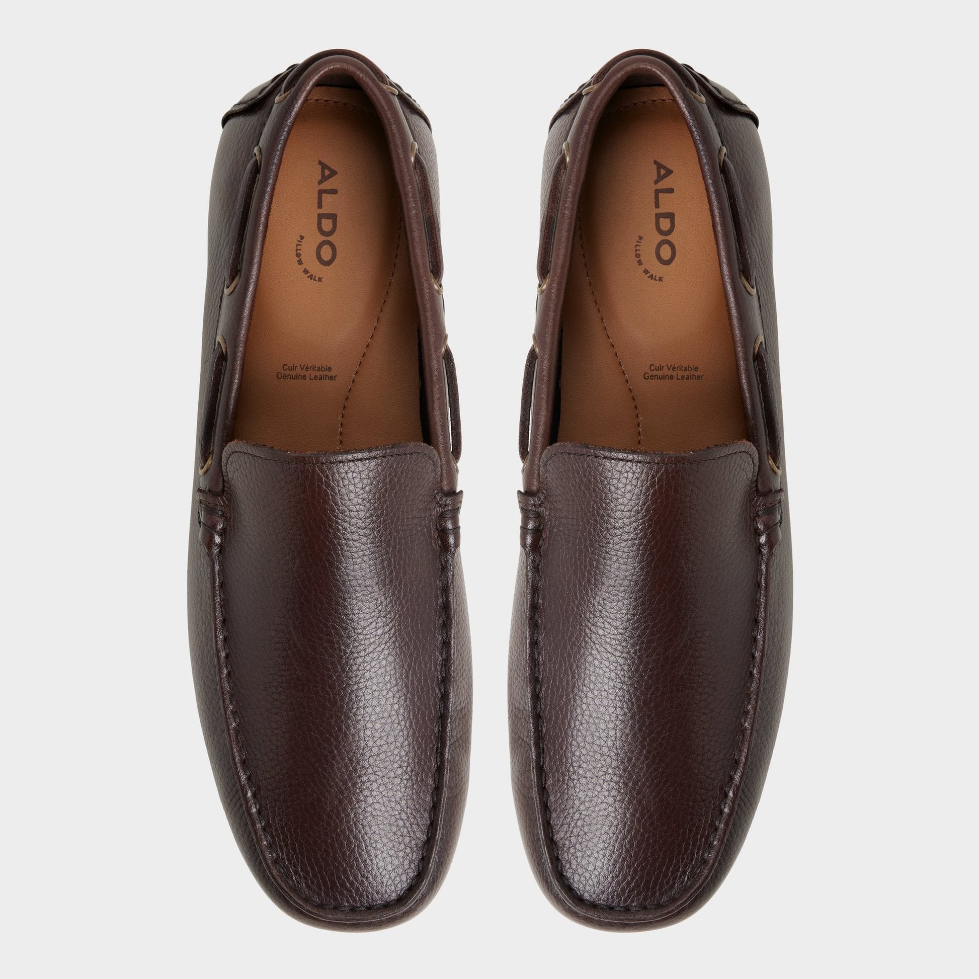 Horton in In Dark Brown - Driving shoe - Dark brown