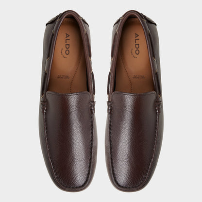 Horton in In Dark Brown - Driving shoe - Dark brown