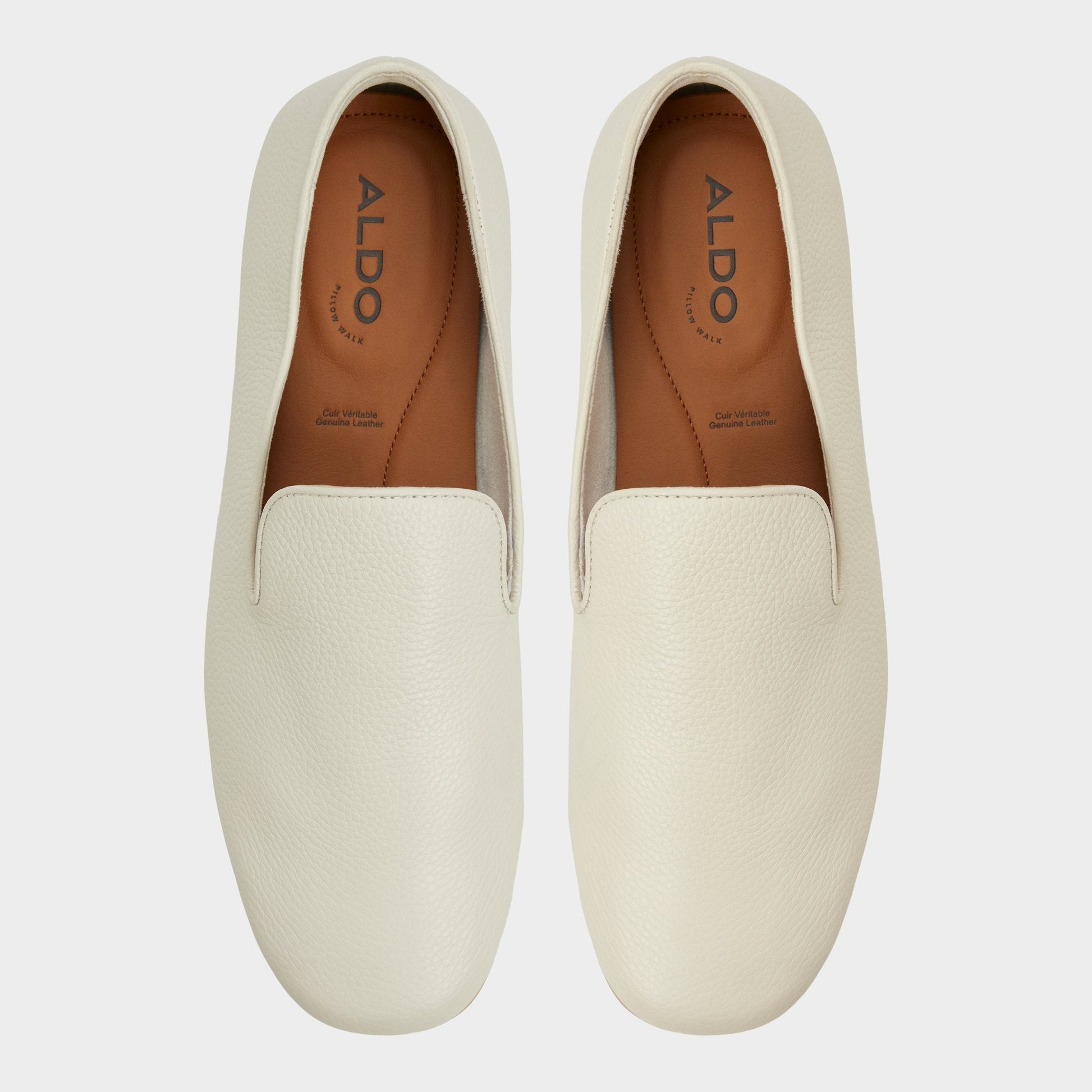 Resolute Ivory Men's Casual Shoes - Driving shoe - Ivory