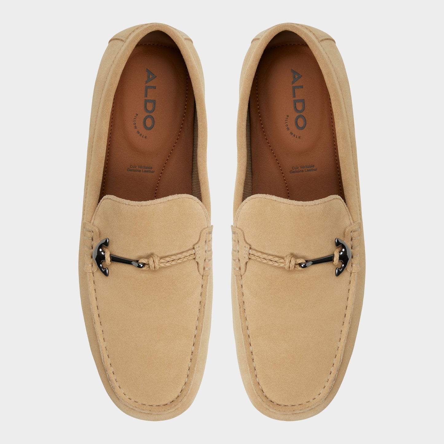 Wilbart Beige Men's Casual Shoes - Driving shoe - Beige