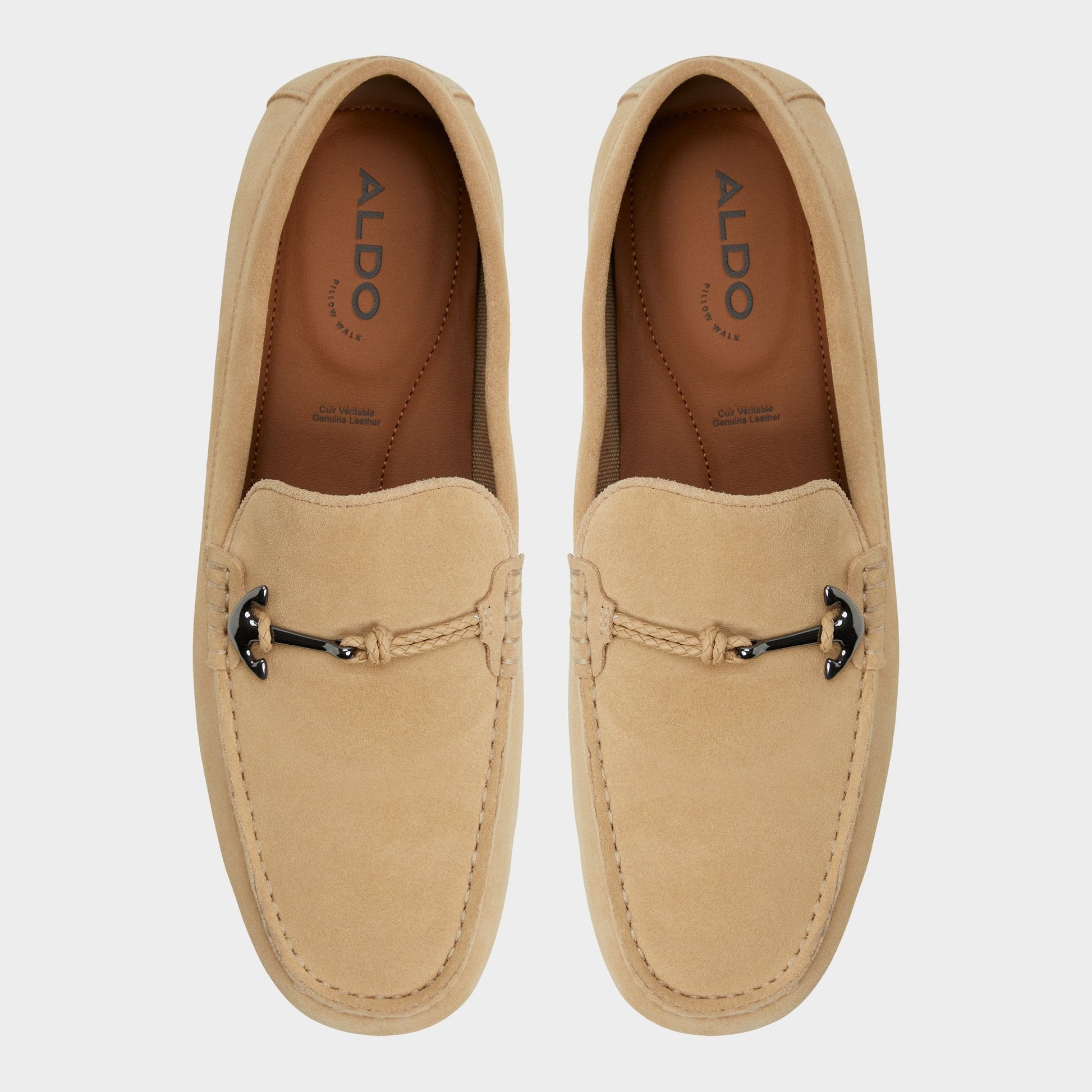 Wilbart Beige Men's Casual Shoes - Driving shoe - Beige