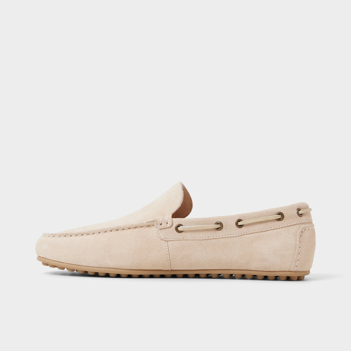 Horton in In Cream - Driving shoe - Cream