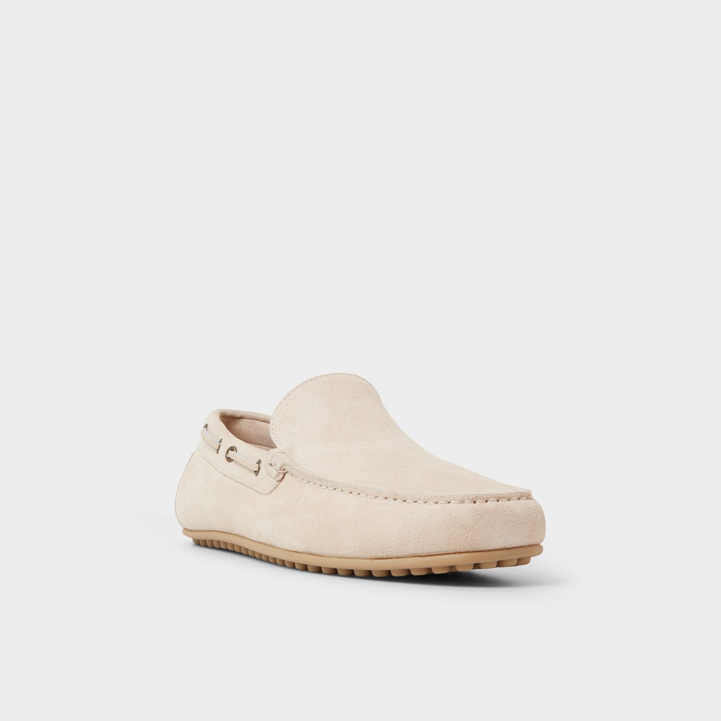 Horton in In Cream - Driving shoe - Cream