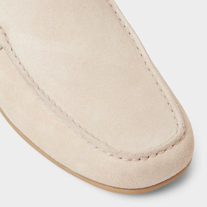Horton in In Cream - Driving shoe - Cream