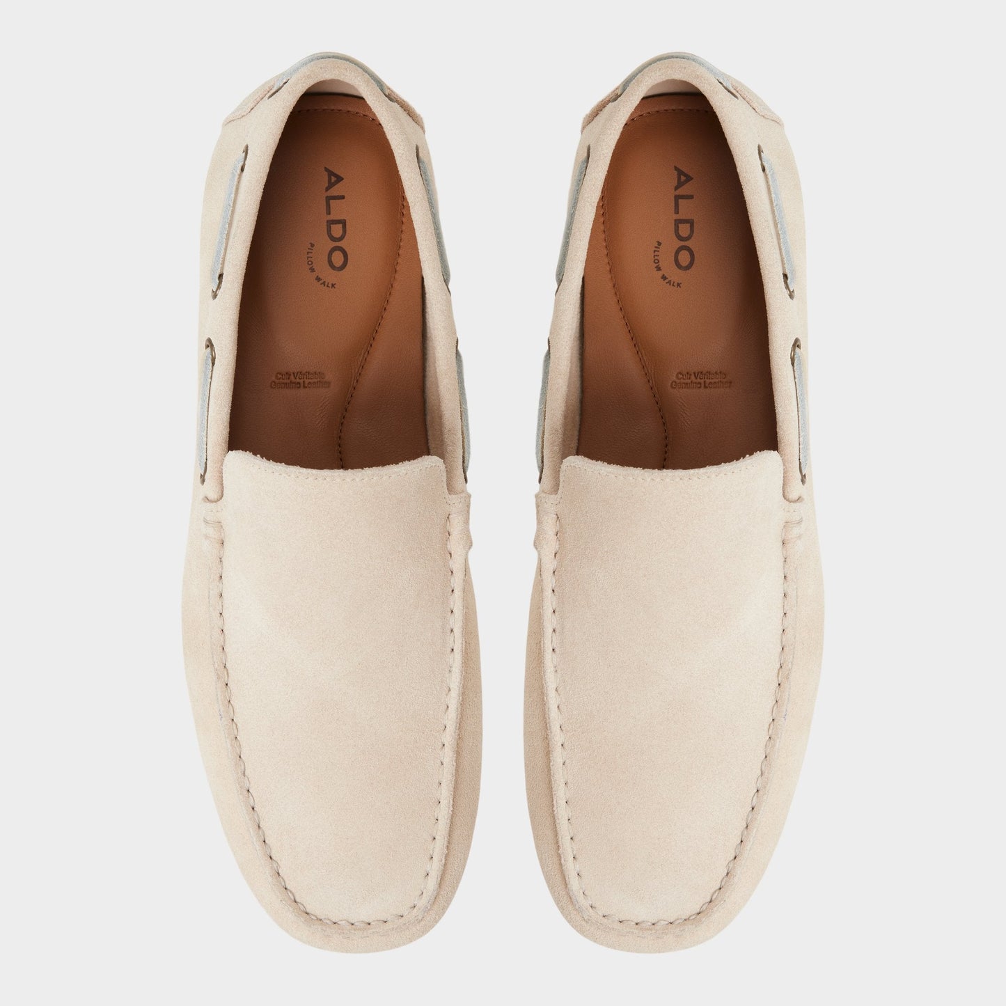 Horton in In Cream - Driving shoe - Cream