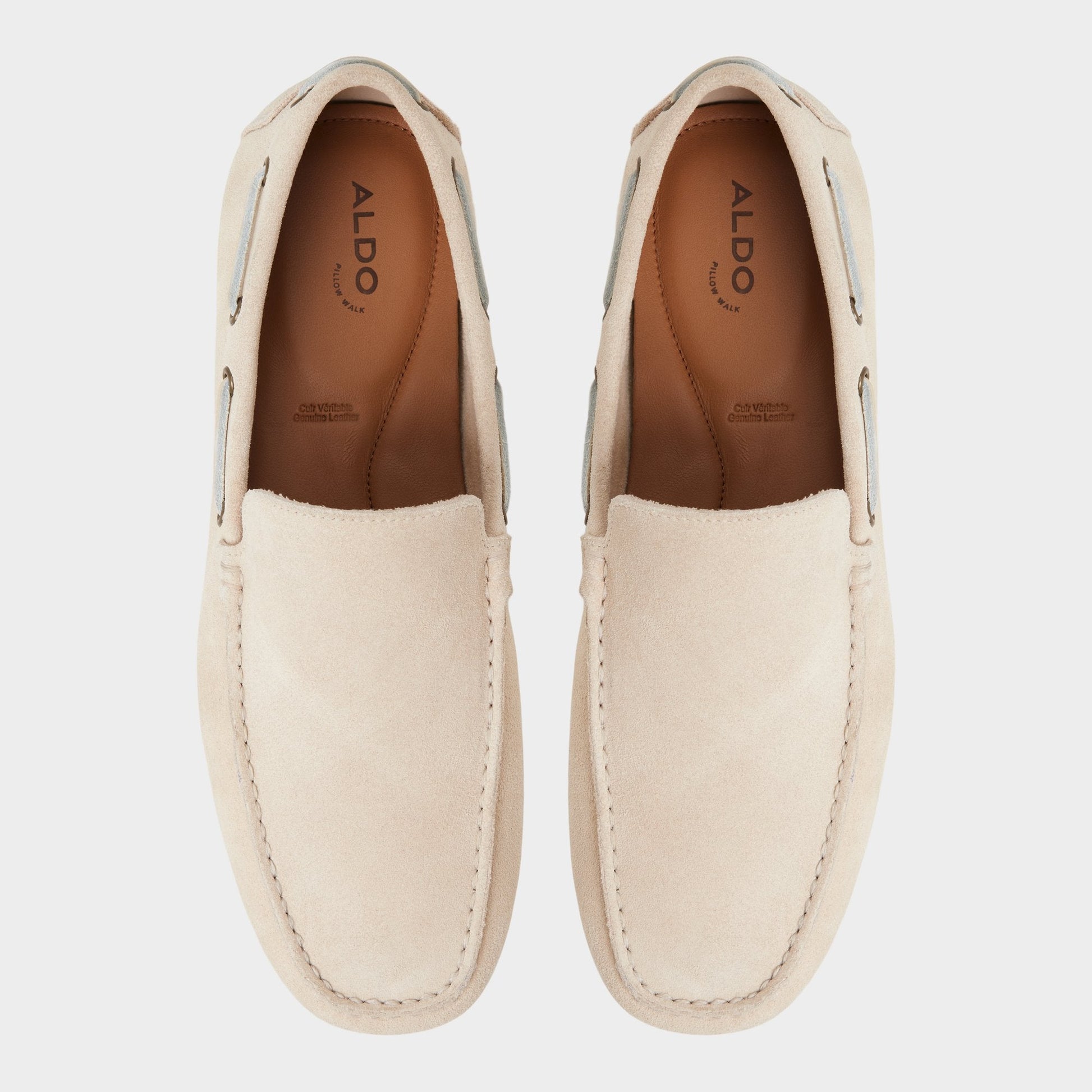 Horton in In Cream - Driving shoe - Cream