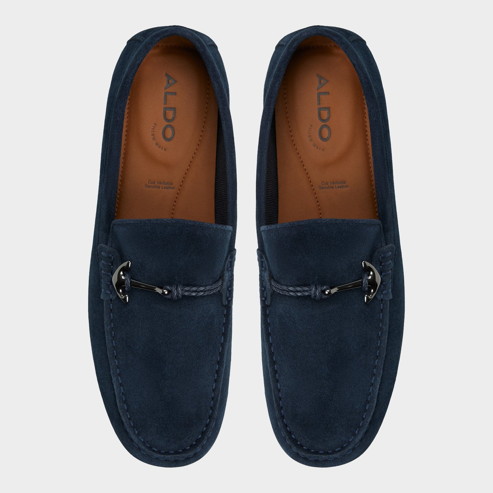 Wilbart Navy Men's Casual Shoes - Driving shoe - Navy