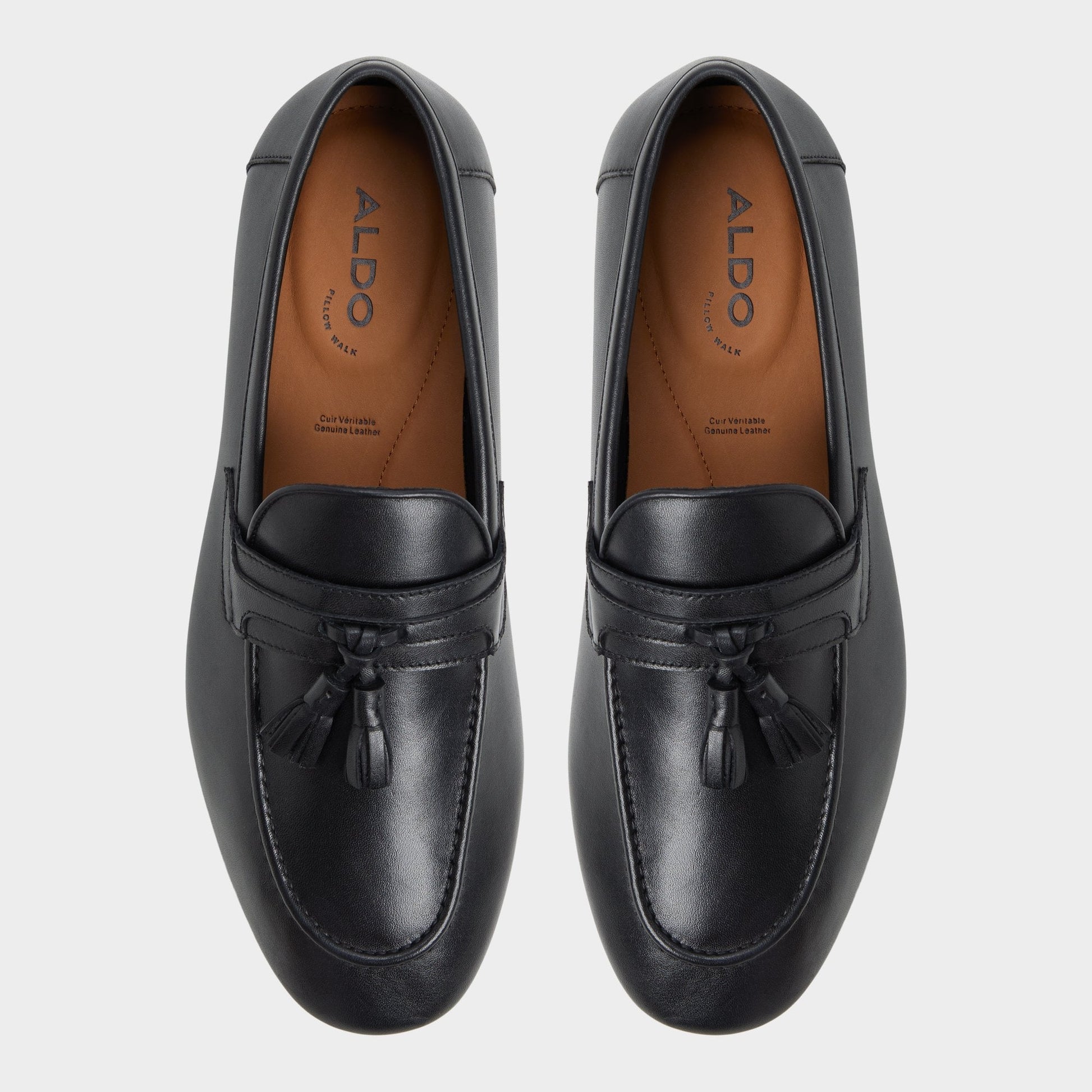 Grover Black Men's Dress Shoes - Loafer - Black