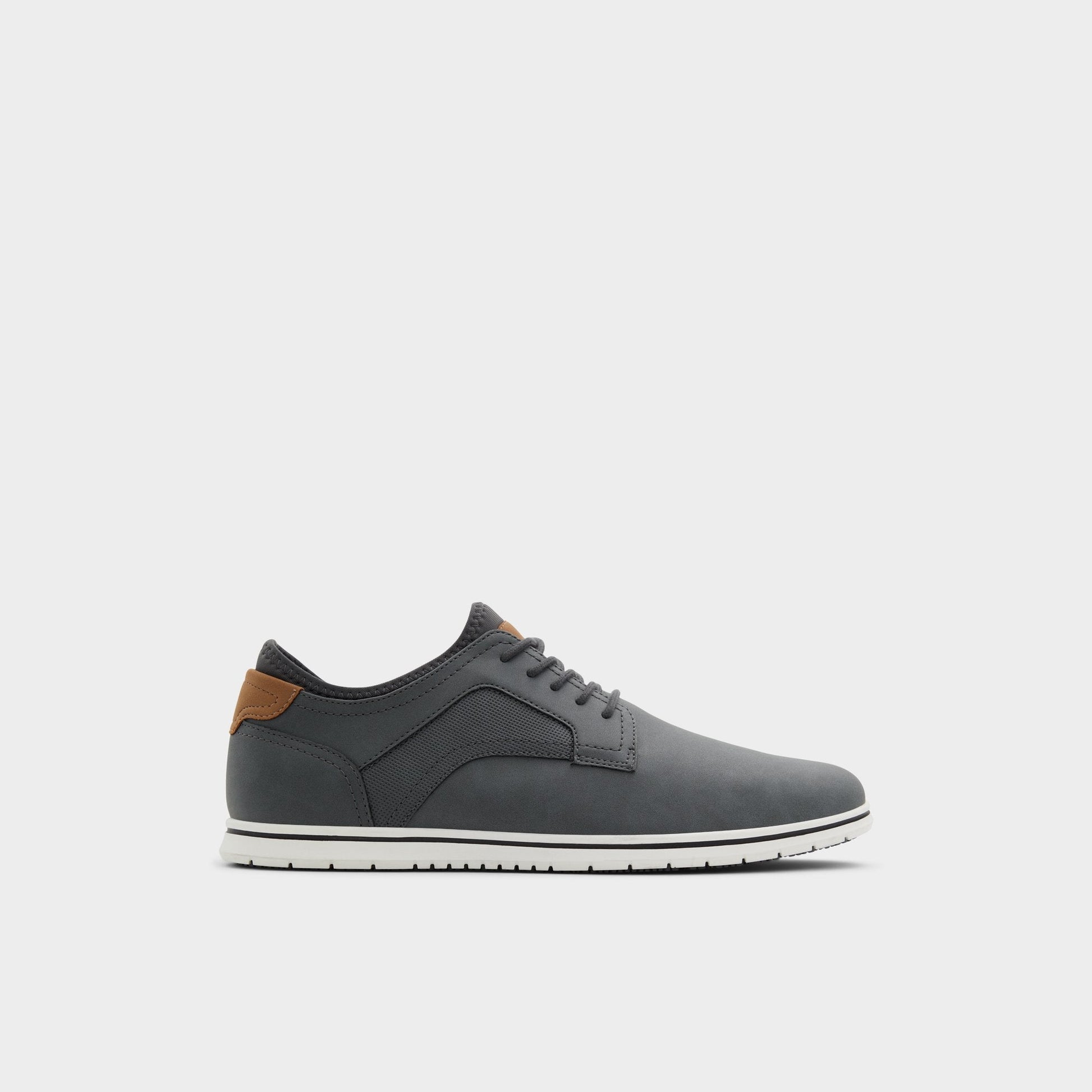 Drymos Dark Grey Men's Hybrid Shoes - Oxford shoe - Dark grey