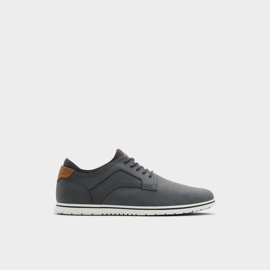 Drymos Dark Grey Men's Hybrid Shoes - Oxford shoe - Dark grey