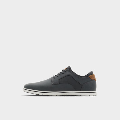 Drymos Dark Grey Men's Hybrid Shoes - Oxford shoe - Dark grey