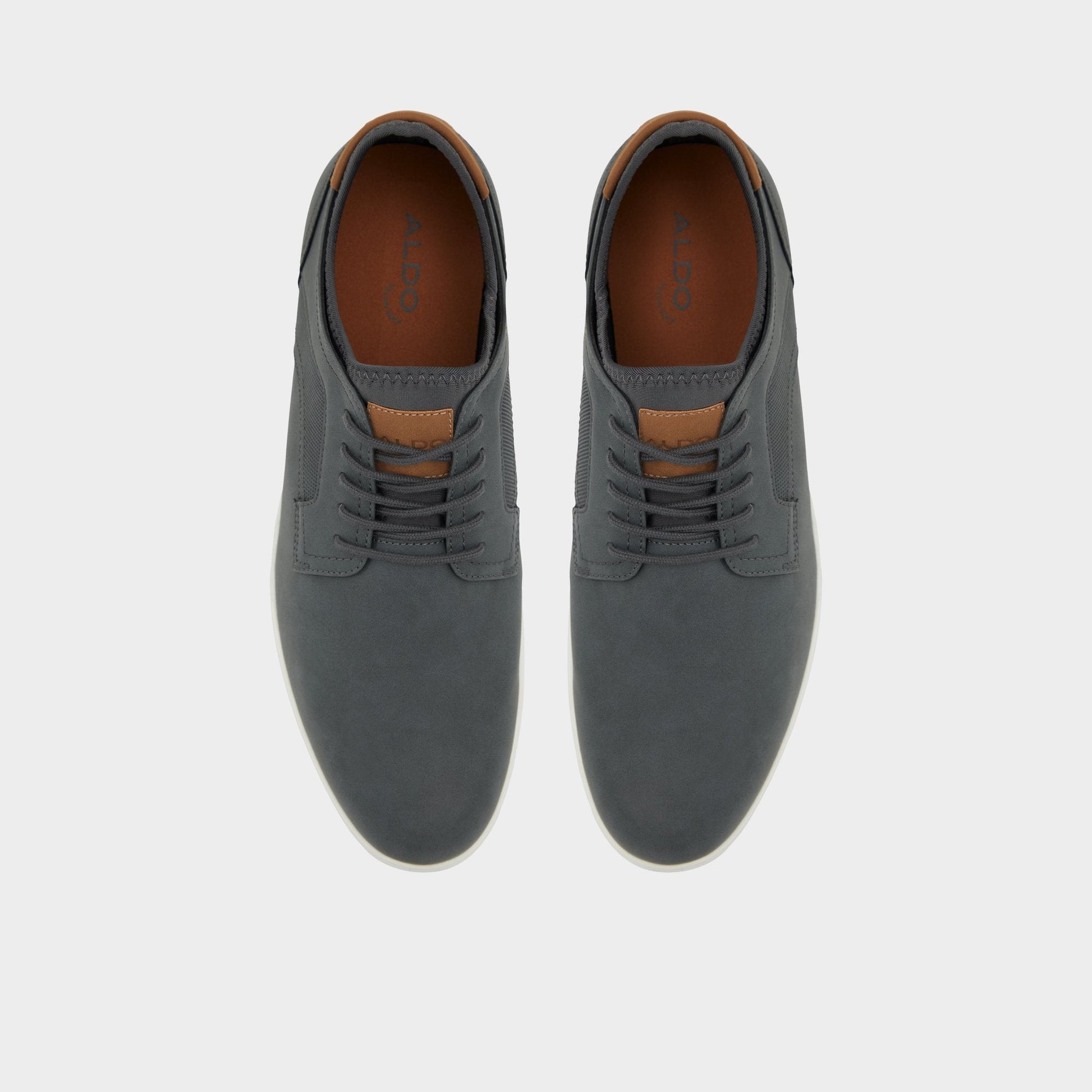 Drymos Dark Grey Men's Hybrid Shoes - Oxford shoe - Dark grey