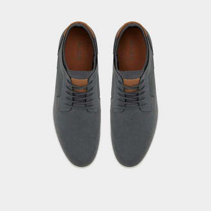 Drymos Dark Grey Men's Hybrid Shoes - Oxford shoe - Dark grey