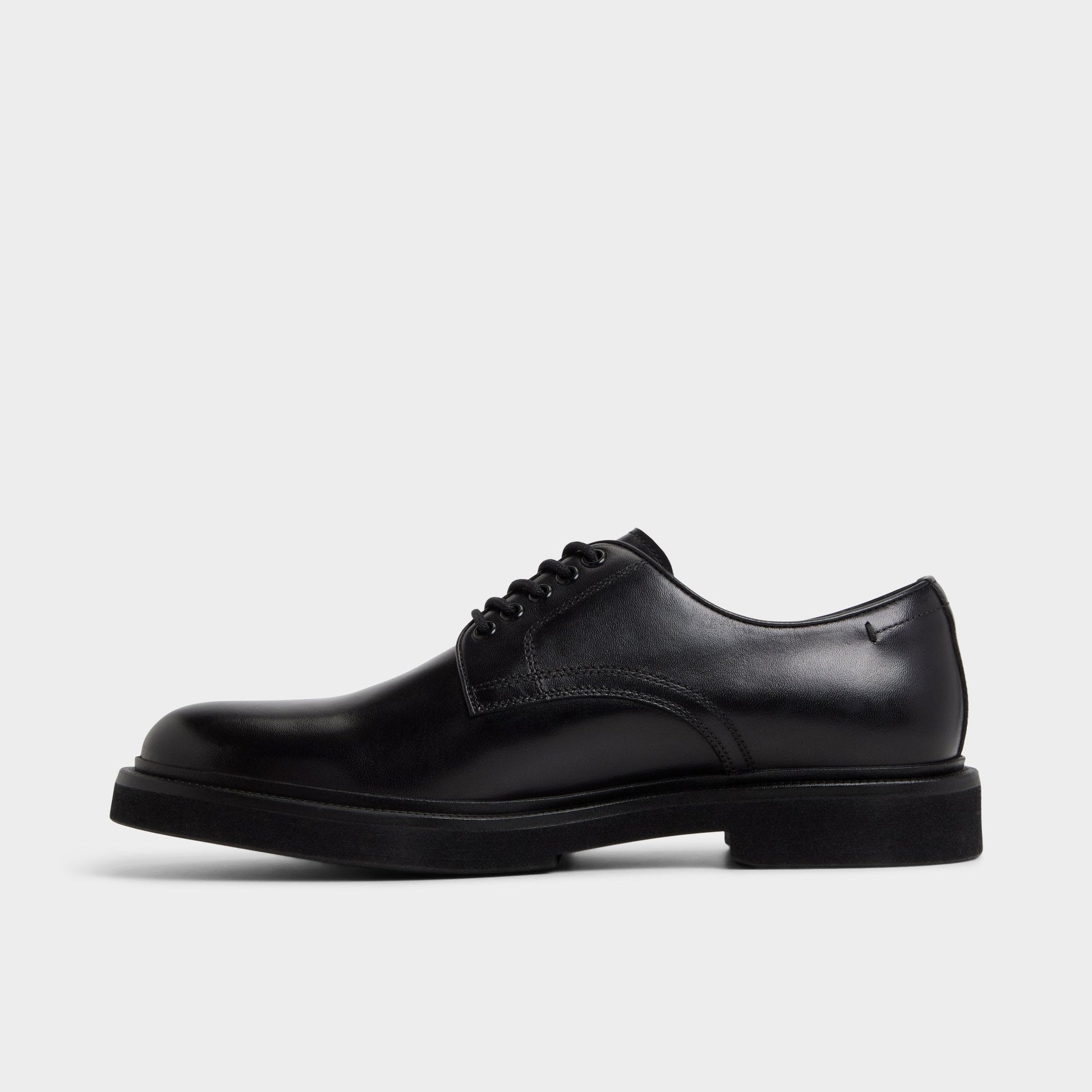 Geoff in Black - Derby shoe - Black