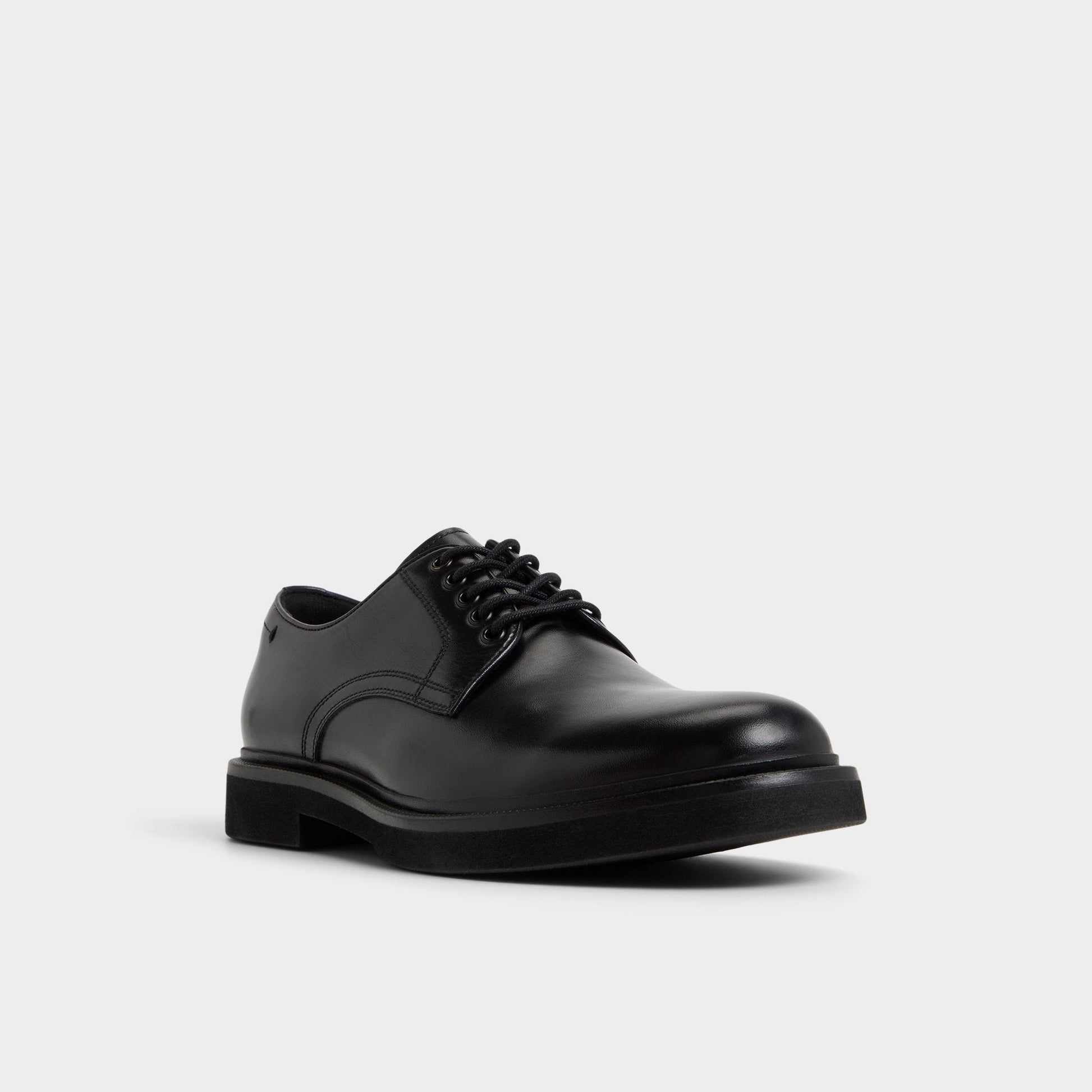 Geoff in Black - Derby shoe - Black