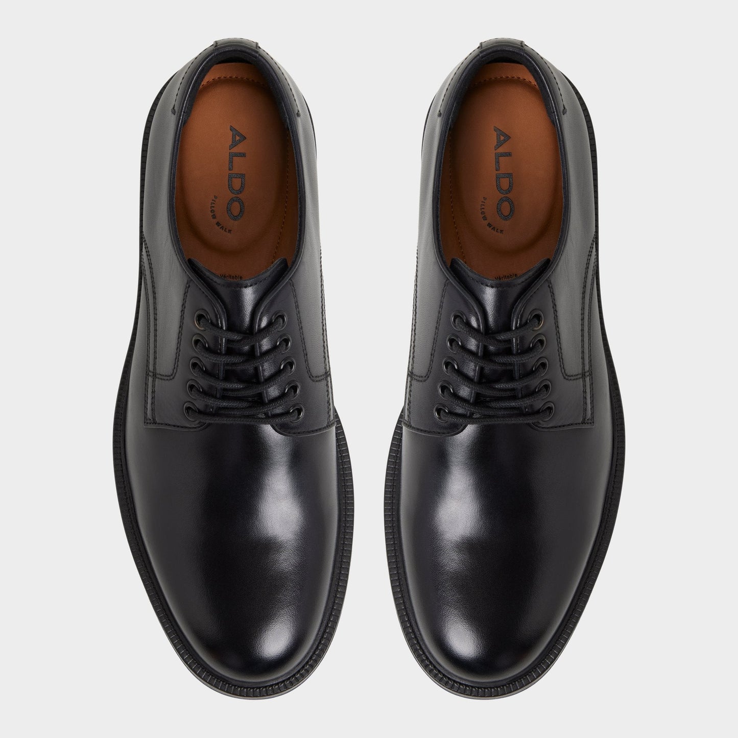 Geoff in Black - Derby shoe - Black