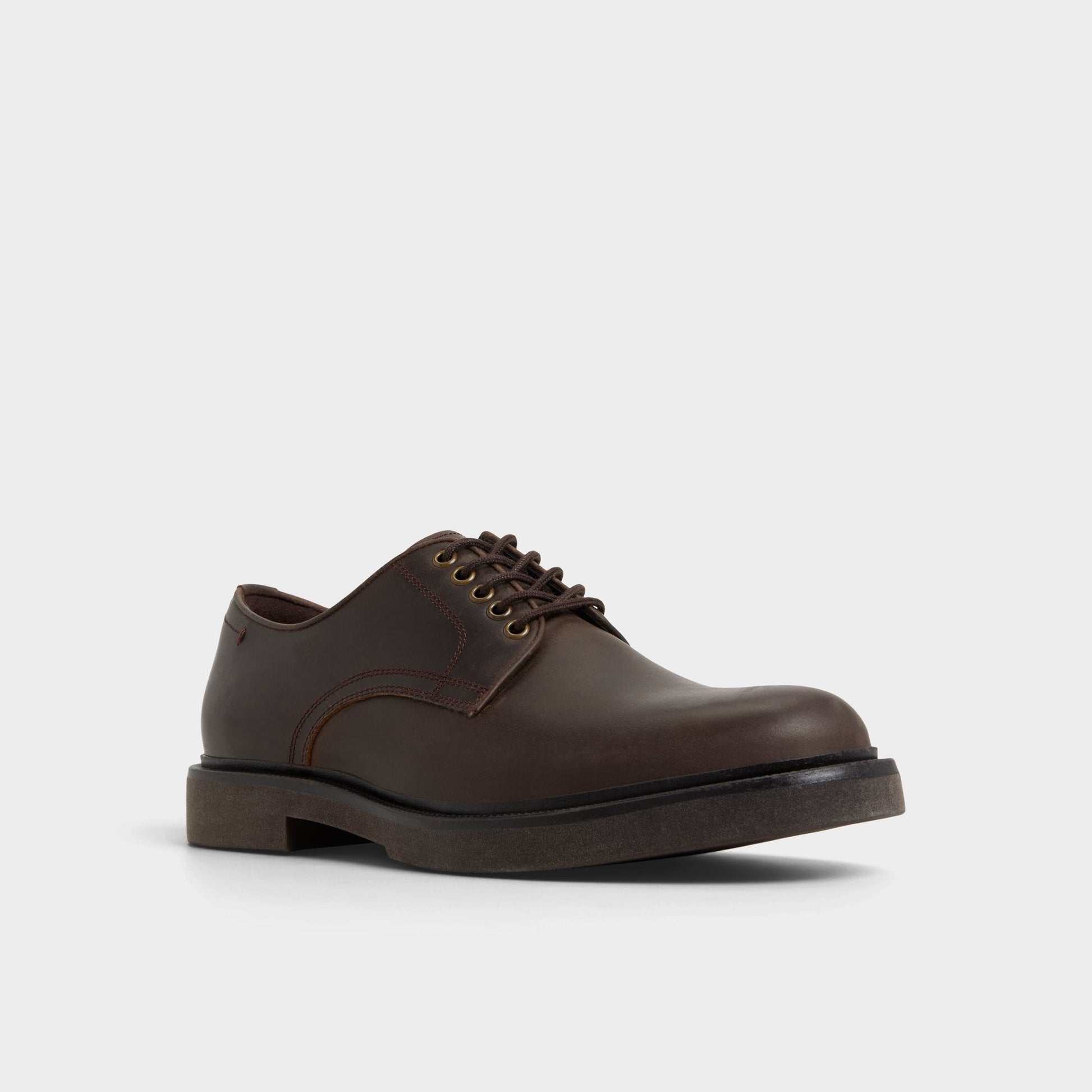 Geoff in Dark Brown - Derby shoe - Dark brown