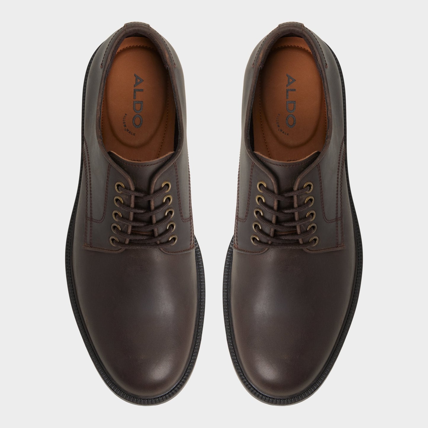 Geoff in Dark Brown - Derby shoe - Dark brown