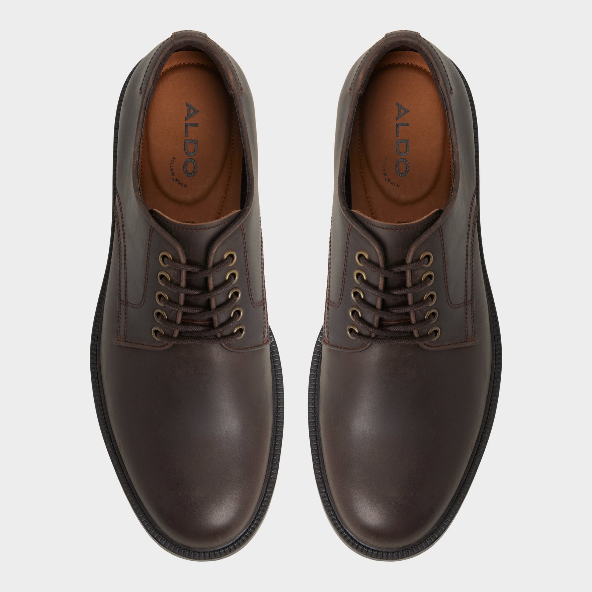 Geoff in Dark Brown - Derby shoe - Dark brown