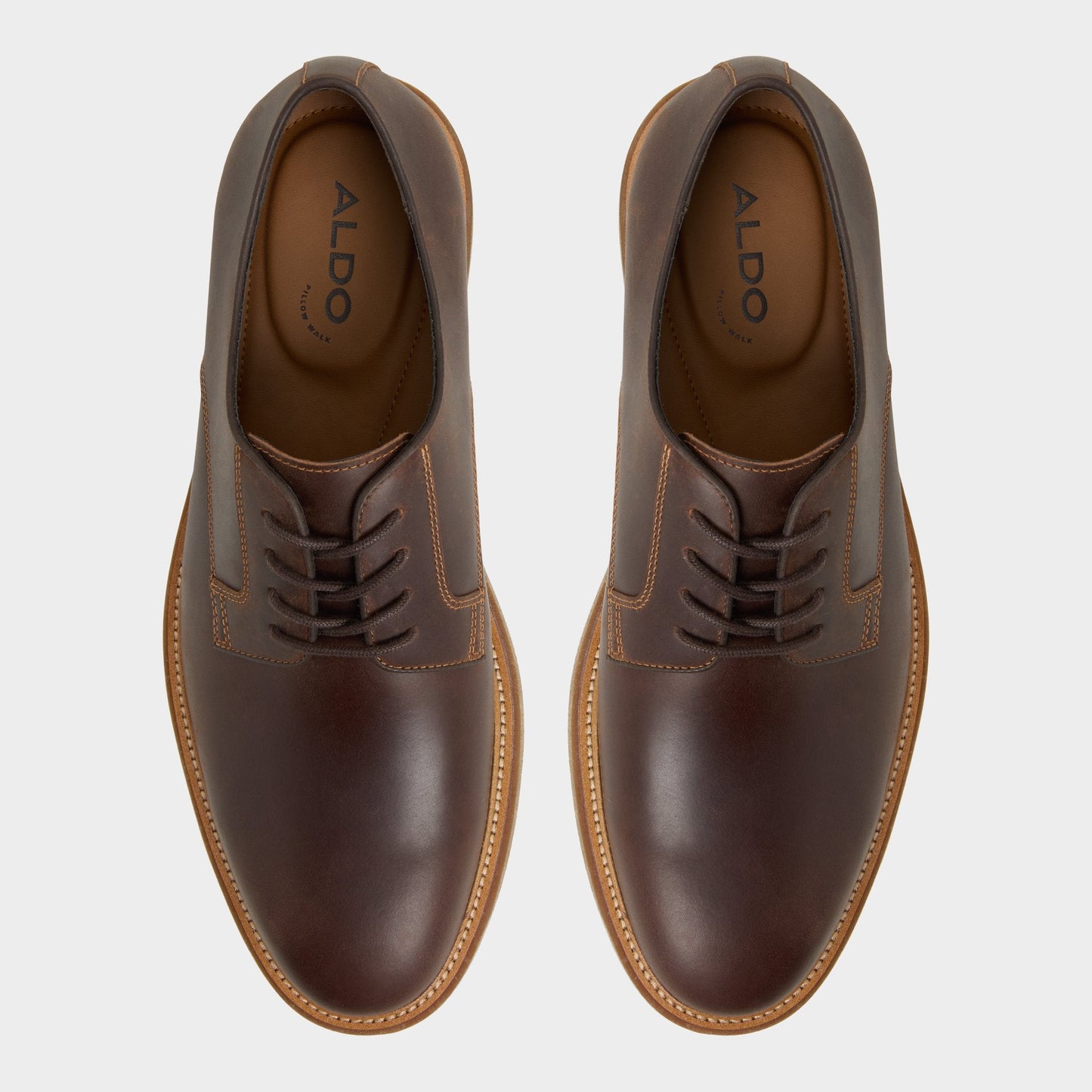 Raiden Brown Overflow Men's Oxfords & Lace-ups - Derby shoe - Brown overflow