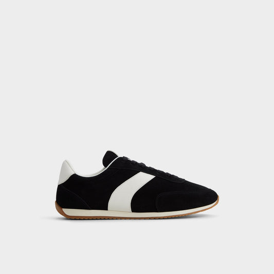 Nathaniell in Black - Low top sneaker, Cup sole - Black