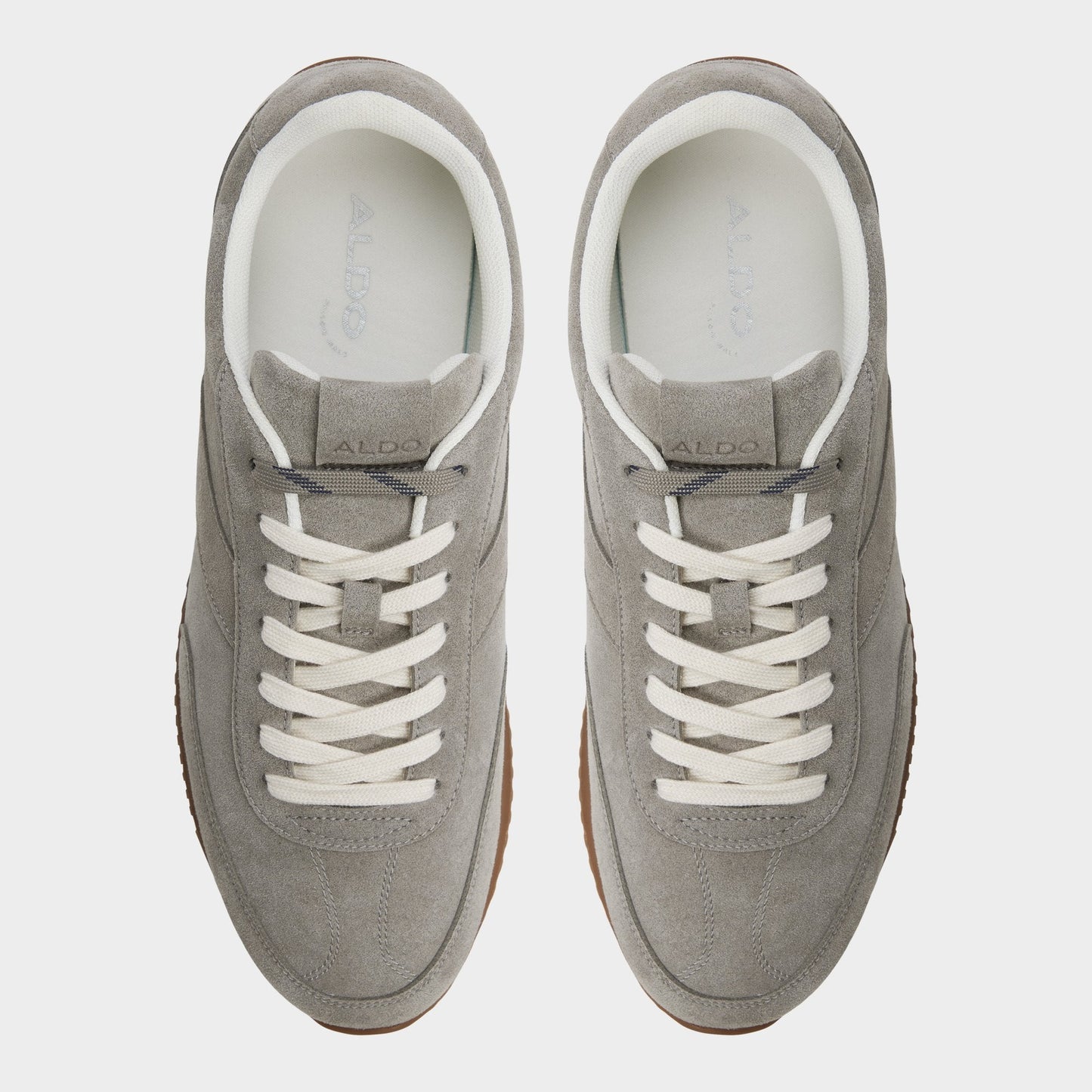 Nathaniell in Light Grey - Low top sneaker, Cup sole - Light grey