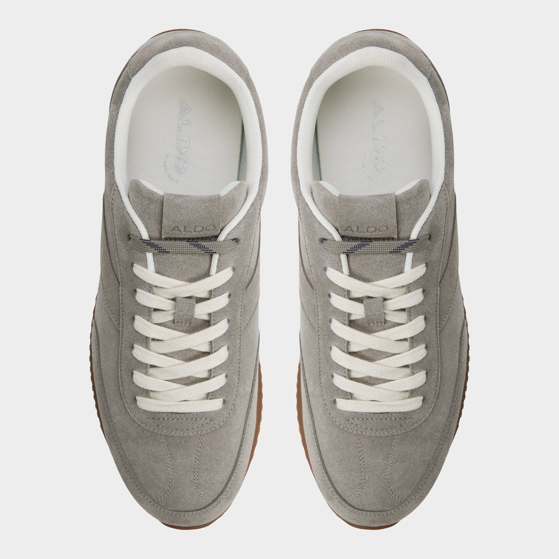 Nathaniell in Light Grey - Low top sneaker, Cup sole - Light grey
