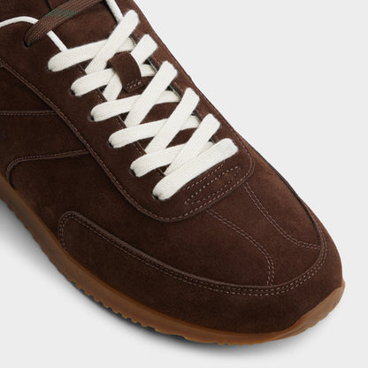 Nathaniell in Dark Brown - Low top sneaker, Cup sole - Dark brown