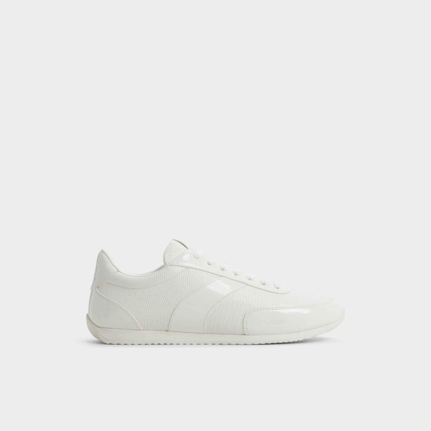 Nathaniel in White Combo - Low top sneaker, Cup sole - White combo