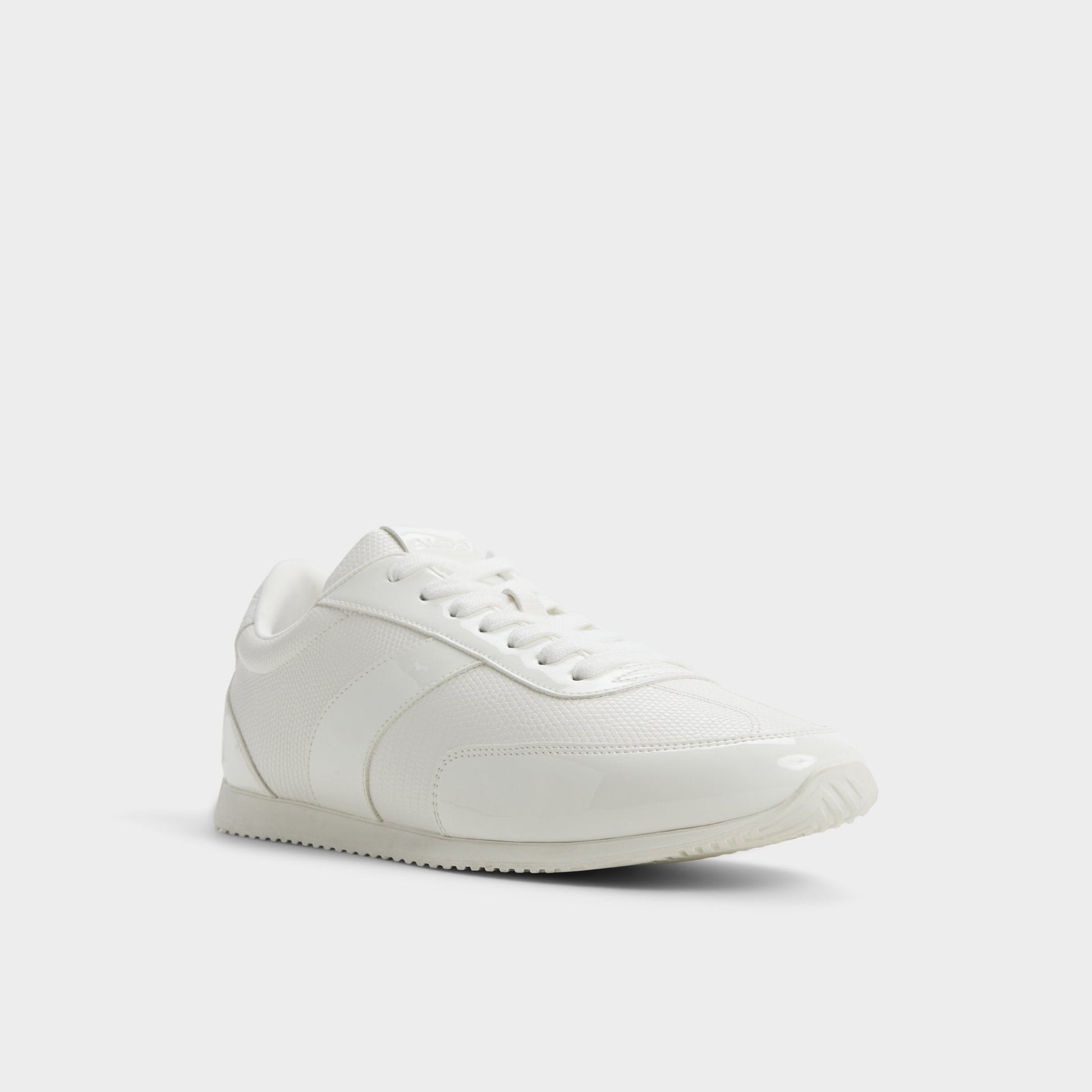 Nathaniel in White Combo - Low top sneaker, Cup sole - White combo