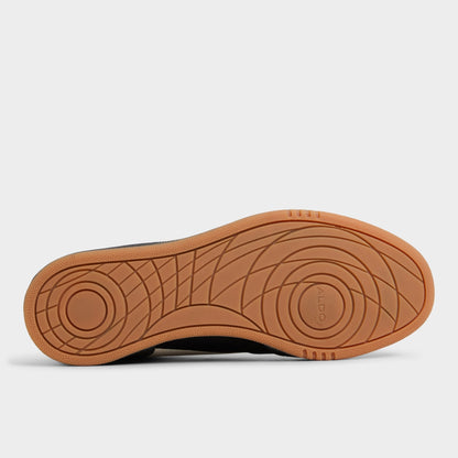 Ashwin in Black - Low top sneaker, Cup sole - Black