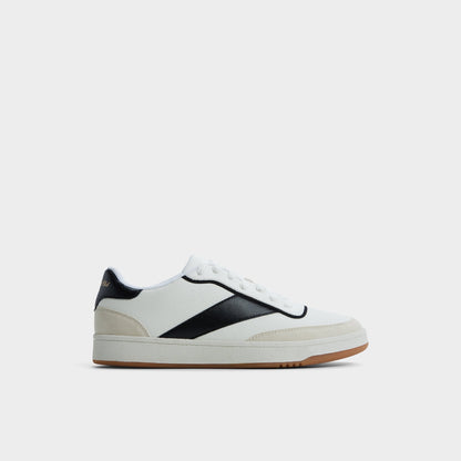 Ashwin in White - Low top sneaker, Cup sole - White