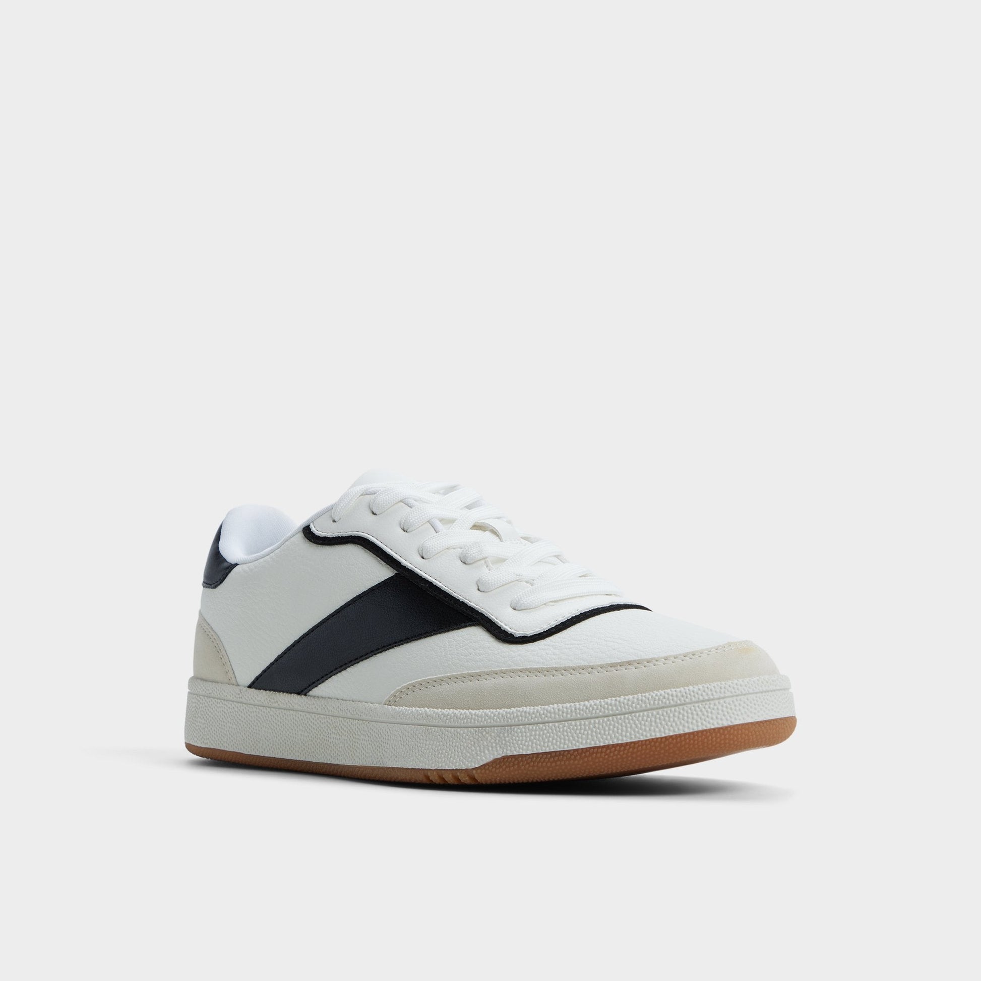 Ashwin in White - Low top sneaker, Cup sole - White