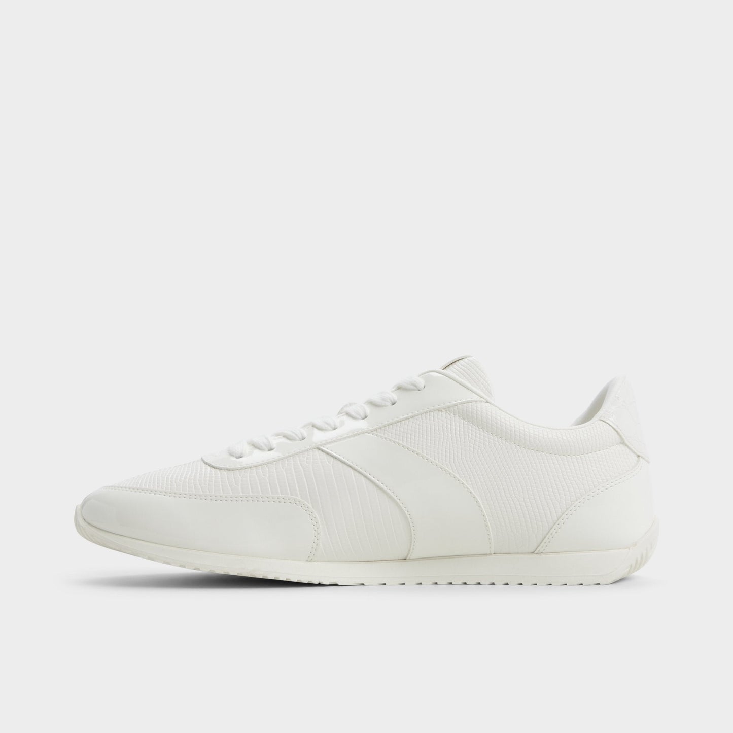 Nathaniell in White Combo - Low top sneaker, Cup sole - White combo