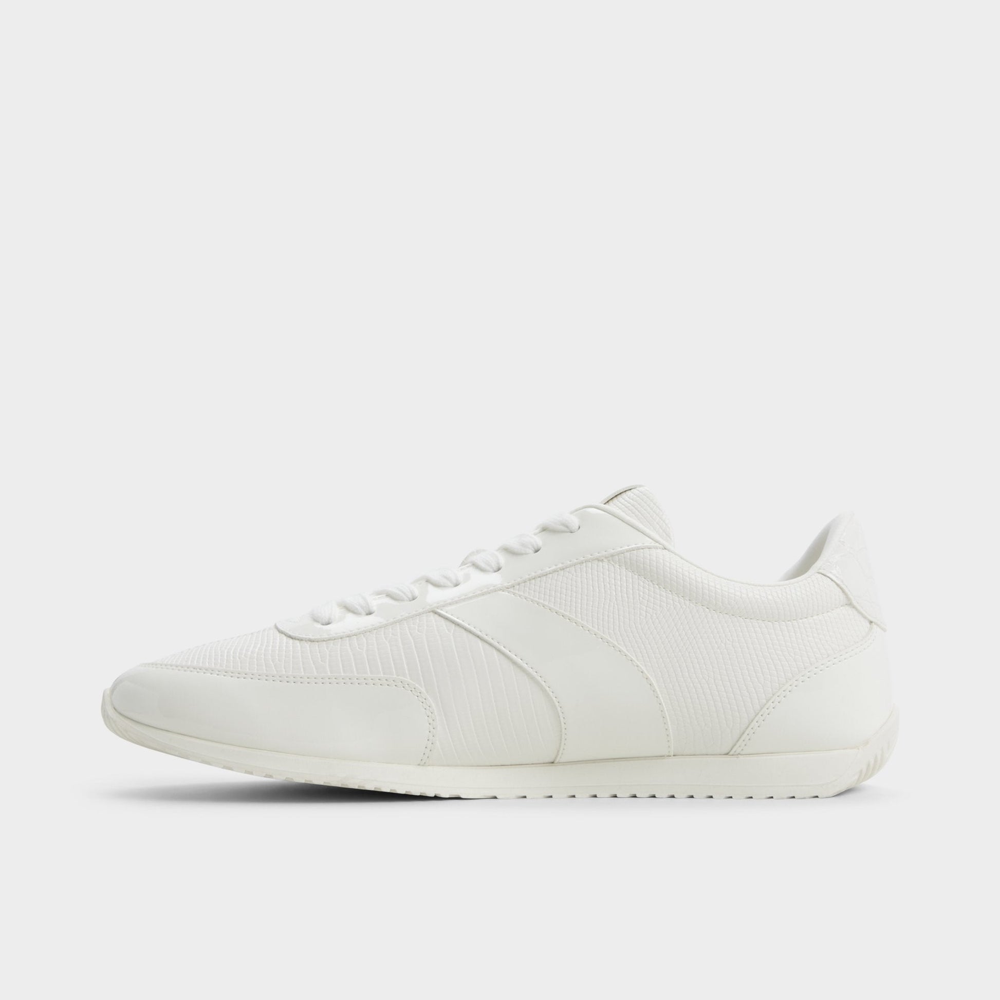 Nathaniell in White Combo - Low top sneaker, Cup sole - White combo