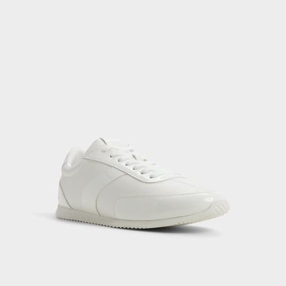 Nathaniell in White Combo - Low top sneaker, Cup sole - White combo