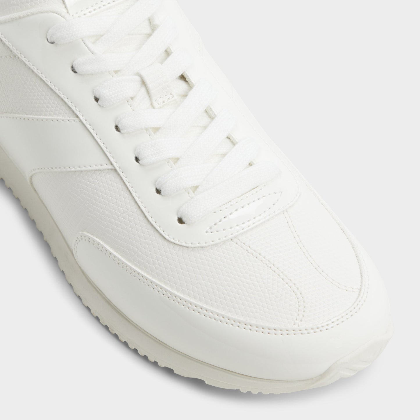 Nathaniell in White Combo - Low top sneaker, Cup sole - White combo