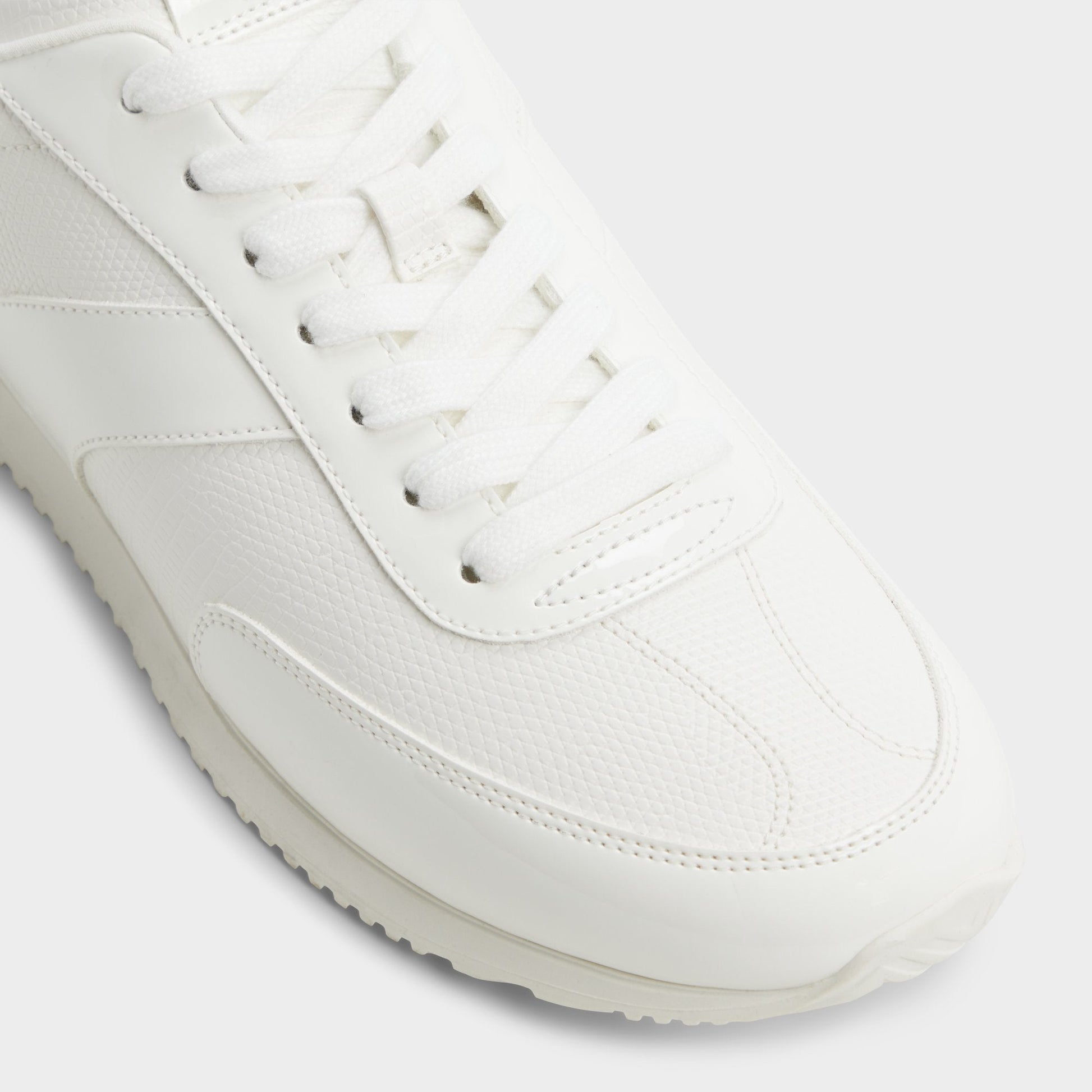 Nathaniell in White Combo - Low top sneaker, Cup sole - White combo