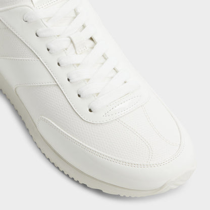 Nathaniell in White Combo - Low top sneaker, Cup sole - White combo