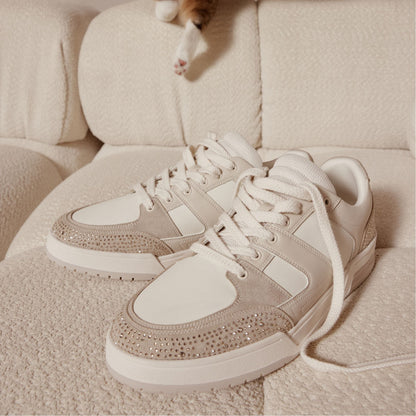 Kian in Light Beige 14154132 - Low top sneaker, Cup sole - Light beige