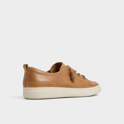 Tristin in Light Brown - Low top sneaker, Cup sole - Light brown