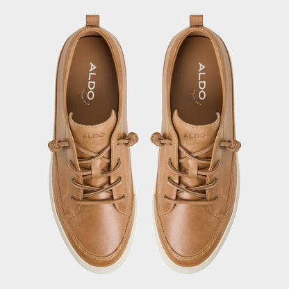 Tristin in Light Brown - Low top sneaker, Cup sole - Light brown