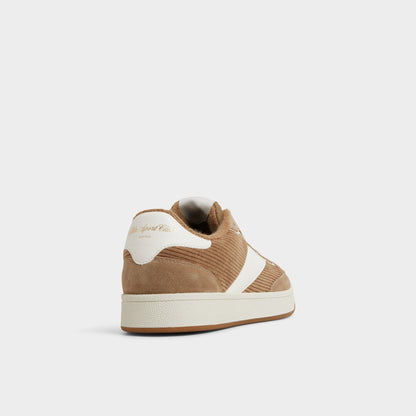Ashwin in Taupe - Low top sneaker, Cup sole - Taupe