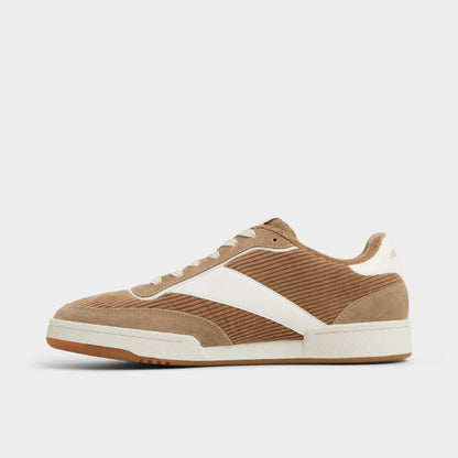 Ashwin in Taupe - Low top sneaker, Cup sole - Taupe