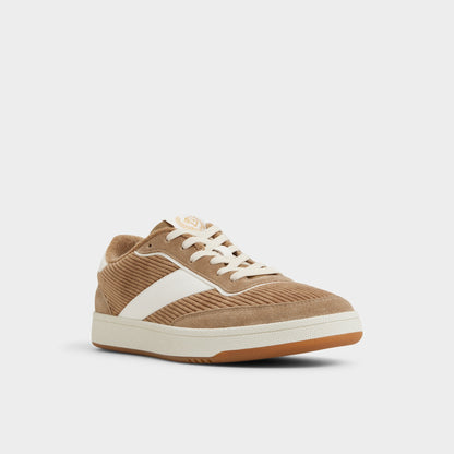 Ashwin in Taupe - Low top sneaker, Cup sole - Taupe